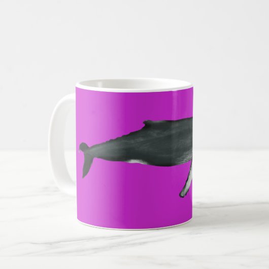 Humpback Wal Tasse (Vorderseite Links)