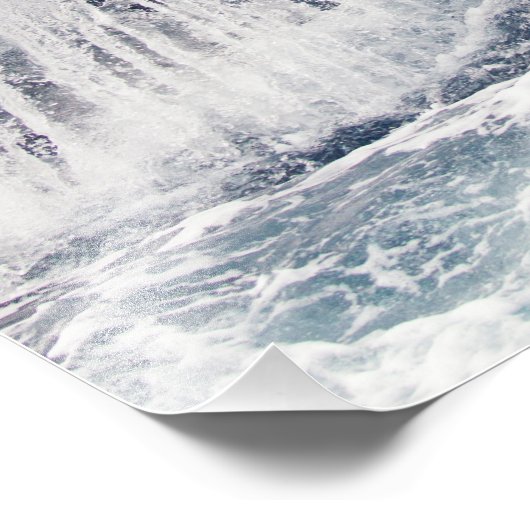 Humpback Waterfall Foto Print (Ecke)