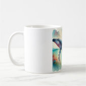 Humpback whale 220824AREF108 - Watercolor Kaffeetasse (Links)