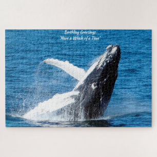 Humpback Whale Alaska Jigsaw Puzzle