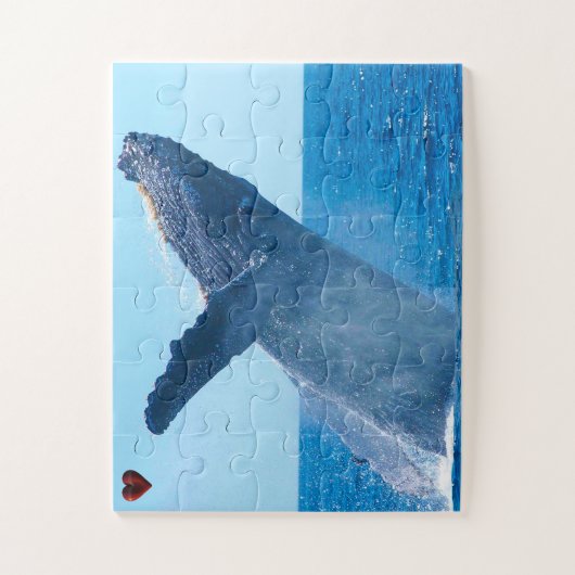 Humpback Whale Alaska Puzzle (Vertikal)