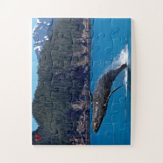 Humpback Whale Alaska Puzzle (Vertikal)