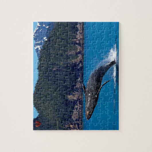 Humpback Whale Alaska Puzzle (Vertikal)