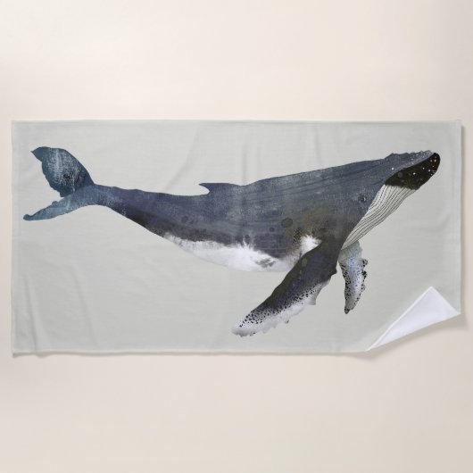 Humpback Whale Beach Handtuch (Vorderseite)