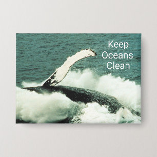 Humpback Whale Beauty Breaching: Schaltfläche Button