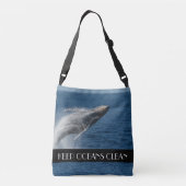 Humpback Whale Breaching Near Maui: Tragetaschen Mit Langen Trägern (Rückseite)