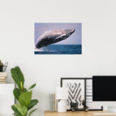 Humpback Whale Breaching Poster (Heimbüro)