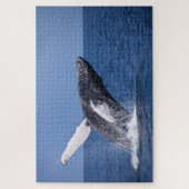 Humpback Whale bricht den Ozean Puzzle (Vertikal)