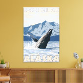 Humpback Whale - Douglas, Alaska Leinwanddruck (Insitu (Wohnzimmer))