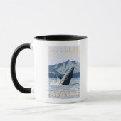 Humpback Whale - Douglas, Alaska Tasse (Links)