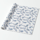 Humpback Whale Geschenkpapier (Ungerollt)