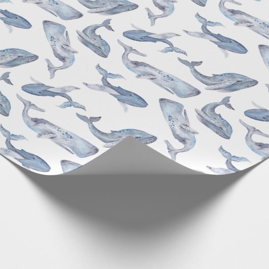 Humpback Whale Geschenkpapier (Ecke)