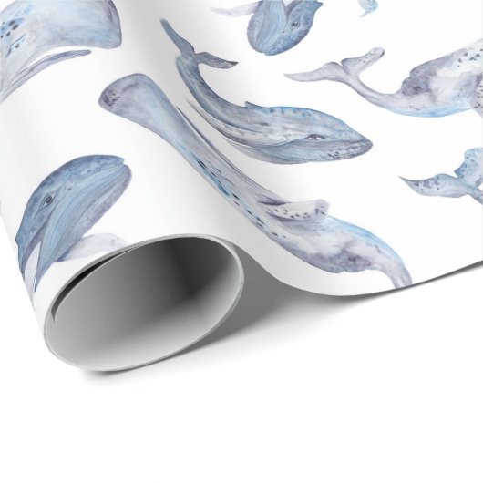 Humpback Whale Geschenkpapier (Rolleneckpunkt)