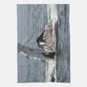 Humpback Whale Geschirrtuch (Vertikal)