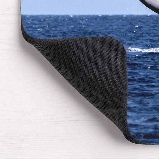 Humpback Whale im Ozean Mousepad (Ecke)