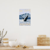 Humpback Whale - Juneau, Alaska Poster (Küche)