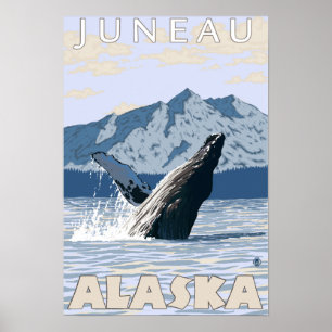 Humpback Whale - Juneau, Alaska Poster
