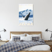 Humpback Whale - Ketchikan, Alaska Leinwanddruck (Insitu (Schlafzimmer))