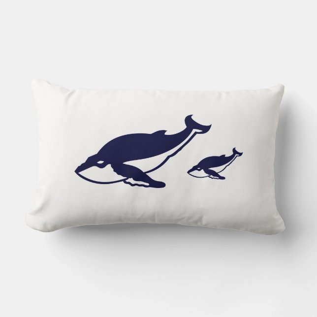 Humpback Whale Lendenkissen (Vorderseite)