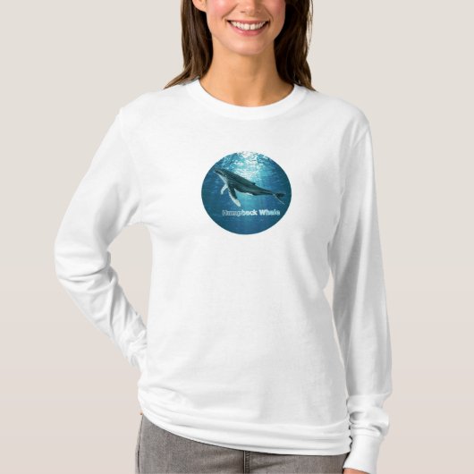 Humpback Whale Long T - Shirt (Vorderseite)