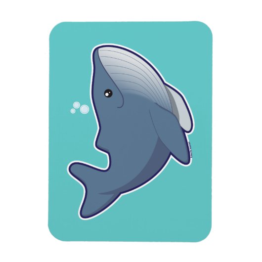 Humpback Whale Magnet (Vertikal)