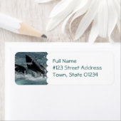 Humpback Whale Mailing Label (Insitu)