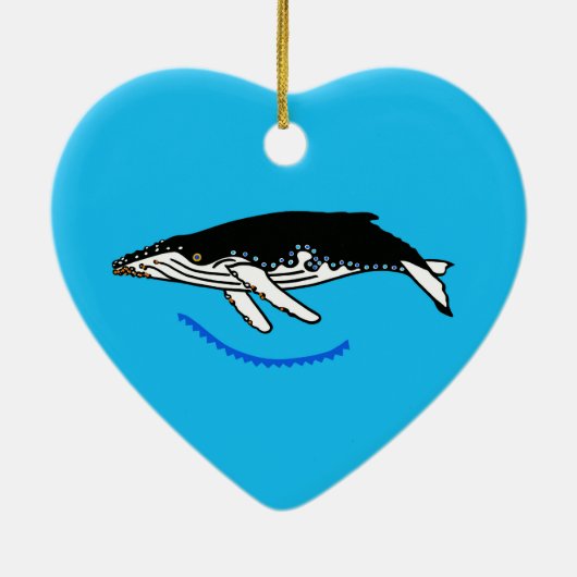 Humpback WHALE - Ornament (Hinten)