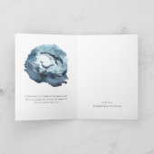 Humpback Whale Ozean | Babydusche Vielen Dank Dankeskarte (Innenseite)