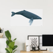 Humpback Whale Poster (Heimbüro)