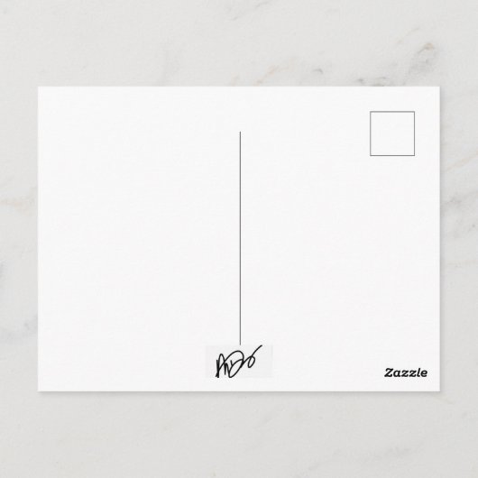 Humpback Whale Postkarte (Rückseite)