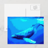 Humpback Whale Postkarte (Vorne/Hinten)
