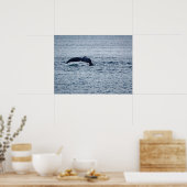 Humpback Whale Schwanz Alaska Foto Poster (Küche)