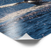 Humpback Whale Schwanz Fluke Foto Print (Ecke)