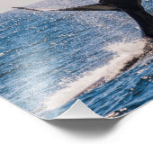 Humpback Whale - Schwanz Fluke Foto Print (Ecke)