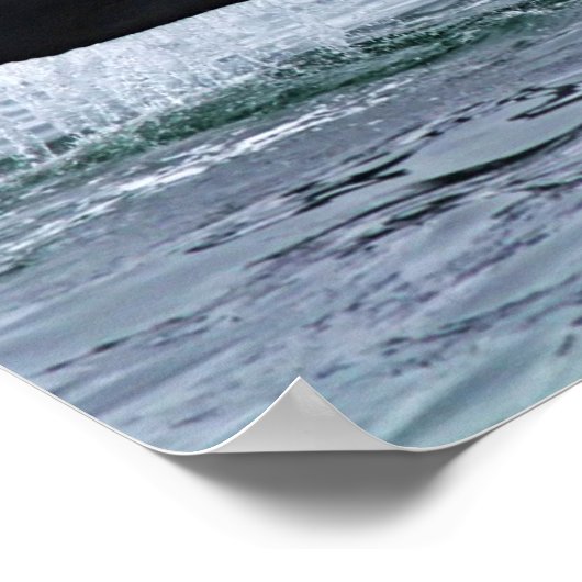 Humpback Whale Schwanz Fluke in Monterey Bay Poster (Ecke)