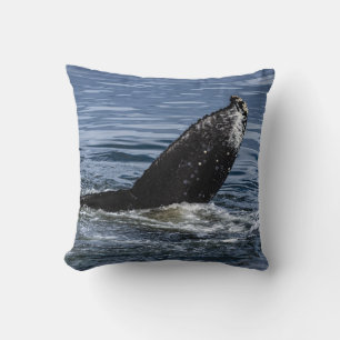 Humpback Whale Schwanz Nah Up - Wildlife Fotograf Kissen