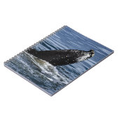 Humpback Whale Schwanz Nah Up - Wildlife Fotograf Notizblock (Linke Seite)