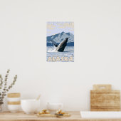 Humpback Whale - Seward, Alaska Poster (Küche)