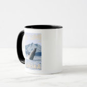 Humpback Whale - Seward, Alaska Tasse (Vorderseite Links)