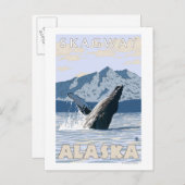 Humpback Whale - Skagway, Alaska Postkarte (Vorne/Hinten)