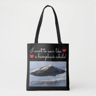 Humpback Whale Soaring Thru die Luft! Tasche