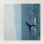 Humpback Whale Tale Landschaftlich Alaska Jigsaw P Puzzle (Vertikal)