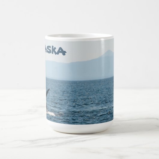 Humpback Whale Tale Landschaftlich Alaska Kaffee T Kaffeetasse (Mittel)