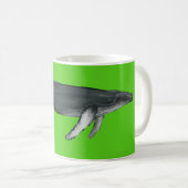 Humpback Whale Tasse Green (VorderseiteRechts)