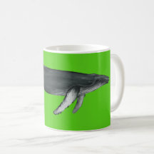 Humpback Whale Tasse Green