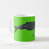 Humpback Whale Tasse Green (Vorderseite Links)