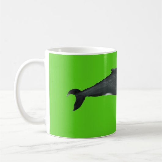 Humpback Whale Tasse Green (Links)