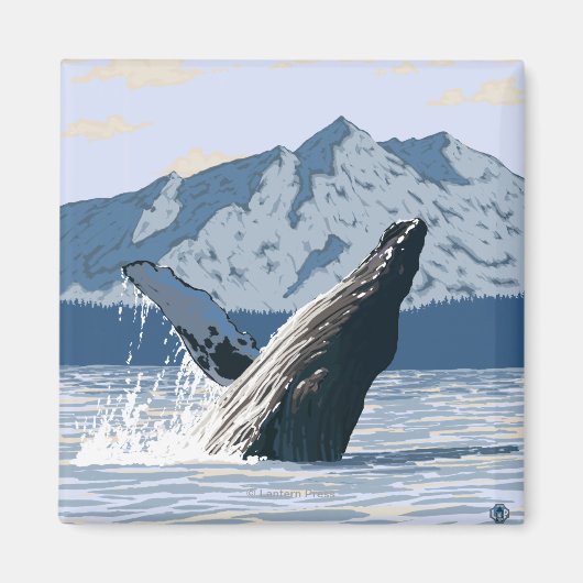 Humpback Whale - Valdez, Alaska Magnet (Vorne)