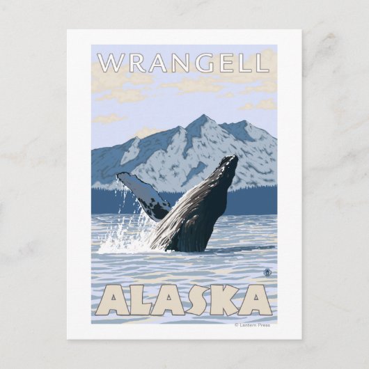 Humpback Whale - Wrangell, Alaska Postkarte (Vorderseite)