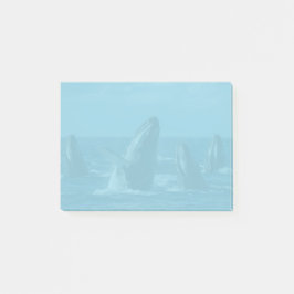 Humpback Whales Post-it Klebezettel